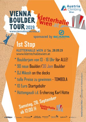 Vienna Boulder Tour 2019/20