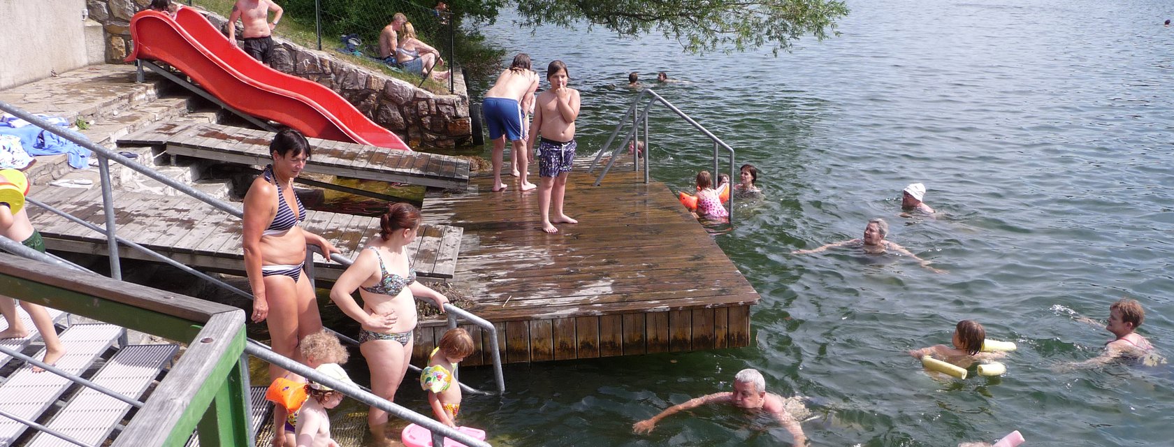 Schwimmen auf der alten Donau
